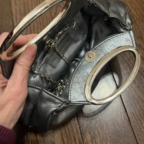 Chinese Laundry Metallic Silver Clutch - Picture 5 of 8